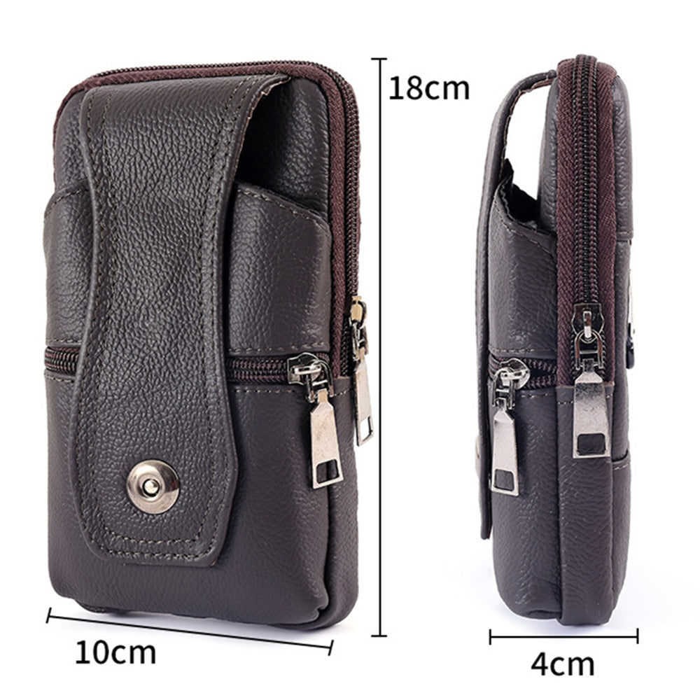Men's Leather Waist Bag Men's Leather Waist Bag